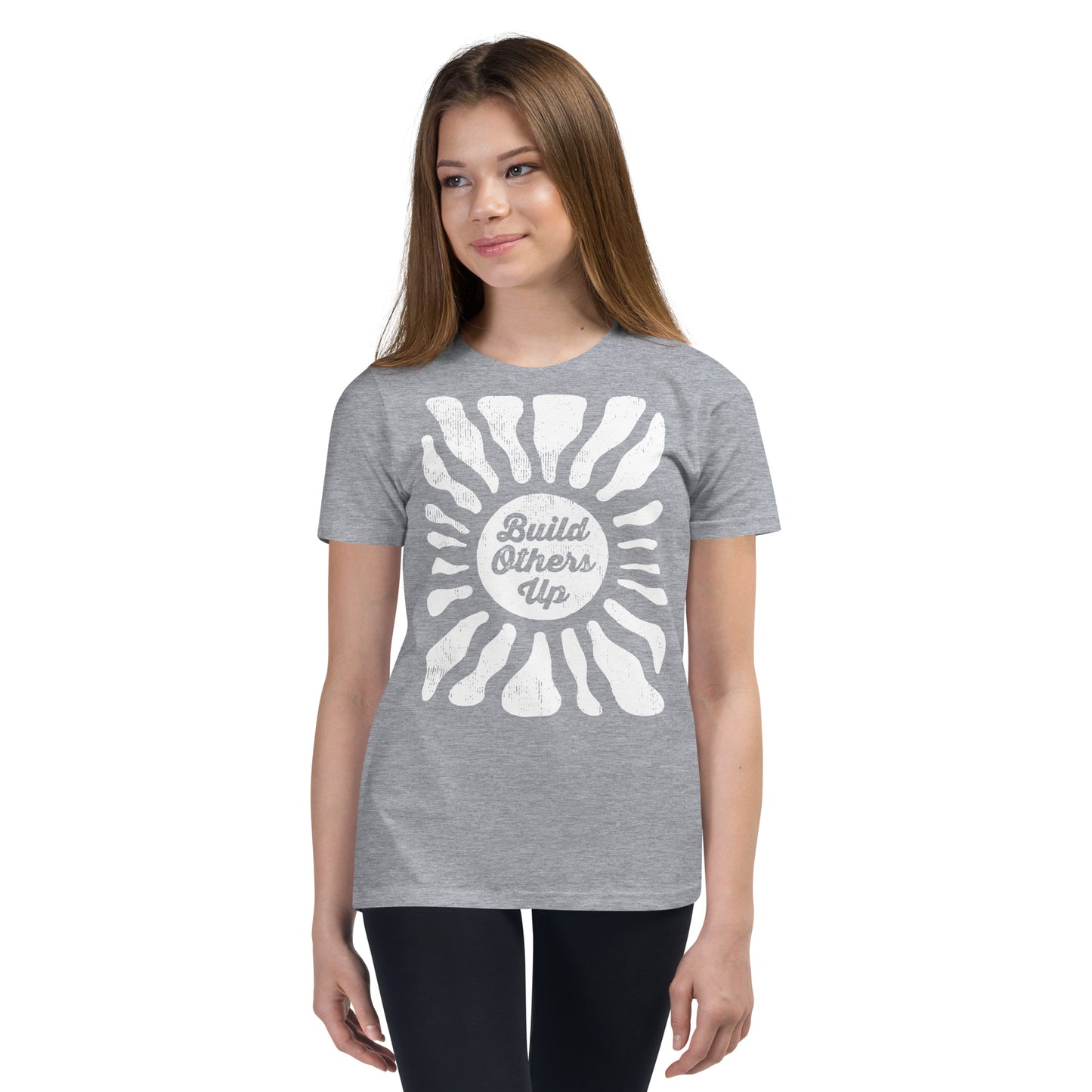 Build Others Up Youth Tee girl